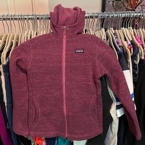Girls Patagonia Hooded Zip-Up Size 8, gently worn